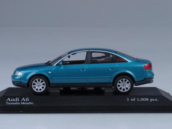 Audi A6 (Minichamps) [1994г., Бирюзовый, 1:43]
