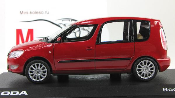 Skoda Roomster II FL (Abrex) [2006г., Красный, 1:43]