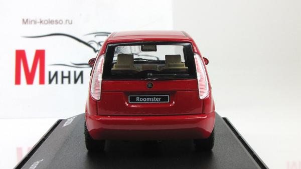 Skoda Roomster II FL (Abrex) [2006г., Красный, 1:43]