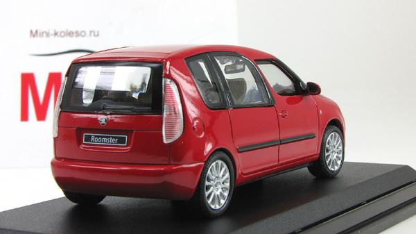 Skoda Roomster II FL (Abrex) [2006г., Красный, 1:43]