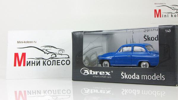 Skoda Octavia (Abrex) [1964г., Голубой, 1:43]