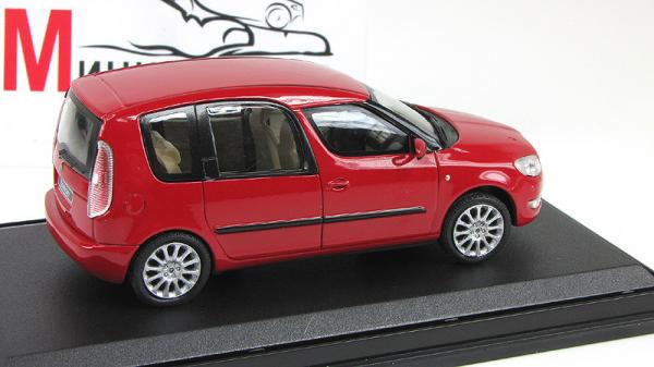 Skoda Roomster II FL (Abrex) [2006г., Красный, 1:43]