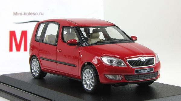 Skoda Roomster II FL (Abrex) [2006г., Красный, 1:43]