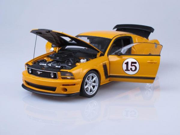 Ford Mustang Parnelli Jones Saleen Mustang #15 (Autoart) [2005г., Желтый, 1:18]