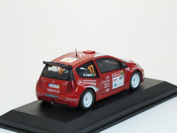 Citroen C2 SUPER 1600 #17 A. LOPES 2005 (DeAgostini Rally Car Collection (by IXO)) [2003г., Красный, 1:43]