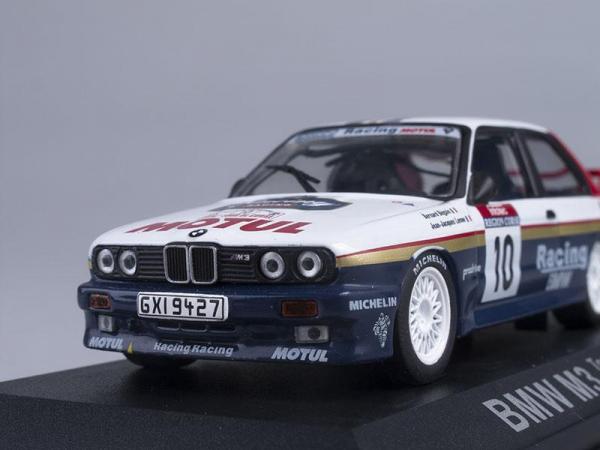 BMW M3, Tour de Corse, B.Beguin- J.J. Lenne 1987 #10 (DeAgostini Rally Car Collection (by IXO)) [1986г., Белый с синим, 1:43]