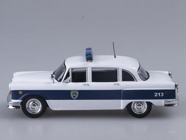 Checker Marathon Полиция города Эксетер, США (DeAgostini (Полицейские машины мира)) [1961г., Белый с синим, 1:43]