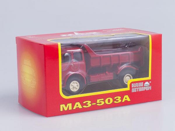 МАЗ-503А самосвал (Наш Автопром) [1970г., Красный, 1:43]