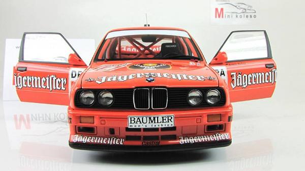 BMW M3 DTM "JAGERMEISTER" HAHNE №19 (Autoart) [1991г., Оранжевый, 1:18]