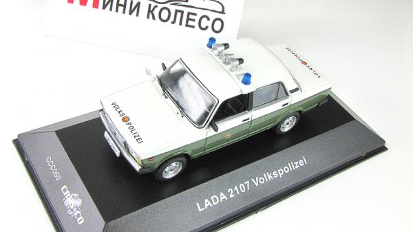ВАЗ-2107 Volkspolizei polizei (IST Models) [1982г., Белый и зеленый, 1:43]