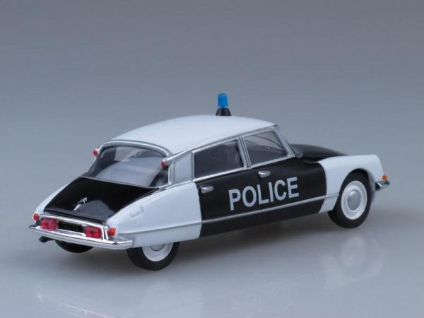 Citroen DS21, Полиция Франции (DeAgostini (Полицейские машины мира)) [1965г., Белый и черный, 1:43]