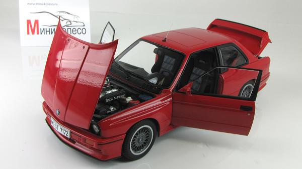 BMW E30 M3 SPORT EVOLUTION (Autoart) [1982г., Красный, 1:18]