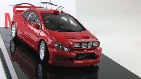 PEUGEOT 307 WRC 2005 PLAIN BODY VERSION (Autoart) [2005г., красный/белый, 1:43]