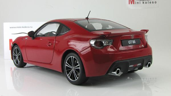 TOYOTA GT86 (Autoart) [2012г., Красный, 1:18]