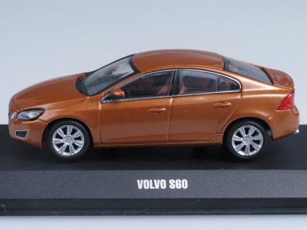 Volvo S60 (Motorart) [2009г., Коричневый металлик, 1:43]