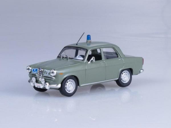 Alfa Romeo Giulietta, Полиция Италии (DeAgostini (Полицейские машины мира)) [1954г., Серо-зеленый, 1:43]