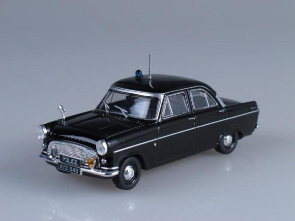 Ford Consul II, Полиция Англии (DeAgostini (Полицейские машины мира)) [1956г., Черный, 1:43]