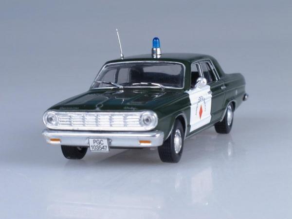 Dodge Dart, Полиция Испании (DeAgostini (Полицейские машины мира)) [1963г., Темно-зеленый и белый, 1:43]