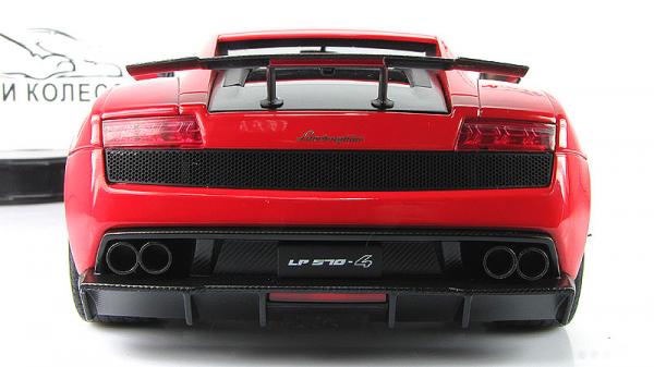 LAMBORGHINI GALLARDO LP570-4 SUPERLEGGERA - ROSSO ANDROMEDA (Autoart) [2010г., Красный, 1:18]