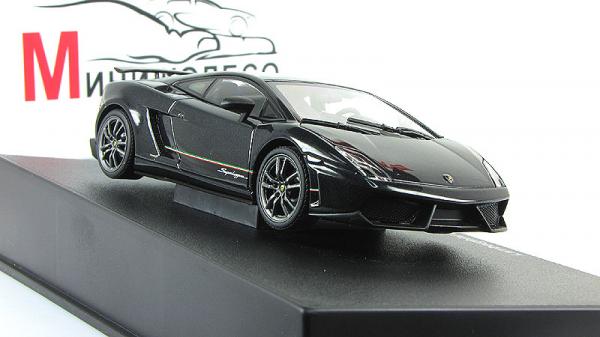 Lamborghini Gallardo LP570-4 Superleggera - Nero Noctis (Autoart) [2010г., Черный, 1:43]
