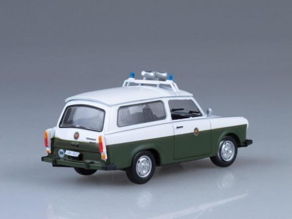 Trabant Kombi, Народная полиция ГДР (DeAgostini (Полицейские машины мира)) [1963г., Белый и хаки, 1:43]