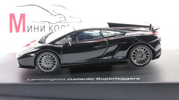 LAMBORGHINI GALLARDO SUPERLEGGERA (Autoart) [2007г., Черный, 1:43]