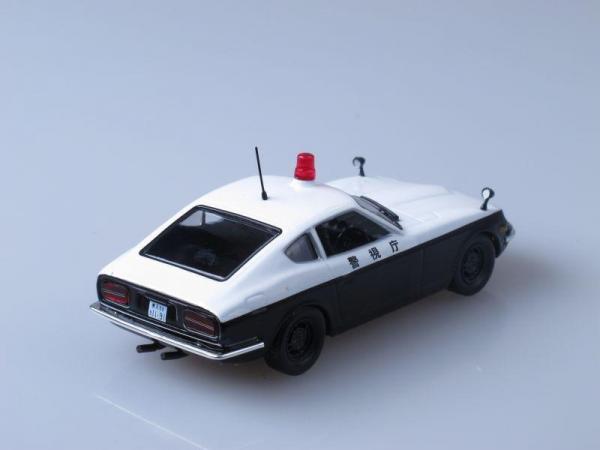 Nissan Fairlady 240Z, Полиция Японии (DeAgostini (Полицейские машины мира)) [1972г., Черный и белый, 1:43]