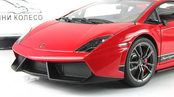 LAMBORGHINI GALLARDO LP570-4 SUPERLEGGERA - ROSSO ANDROMEDA (Autoart) [2010г., Красный, 1:18]