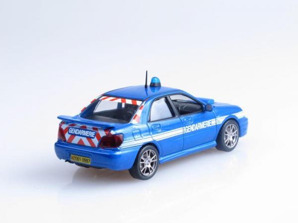 Subaru Impreza, Полиция Франции (DeAgostini (Полицейские машины мира)) [2000г., Синий, 1:43]