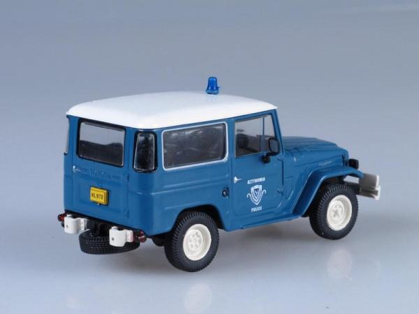 Toyota Land Cruiser FJ40, Полиция Греции (DeAgostini (Полицейские машины мира)) [1960г., Темно-голубой, 1:43]