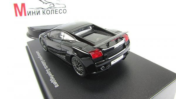 LAMBORGHINI GALLARDO SUPERLEGGERA (Autoart) [2007г., Черный, 1:43]