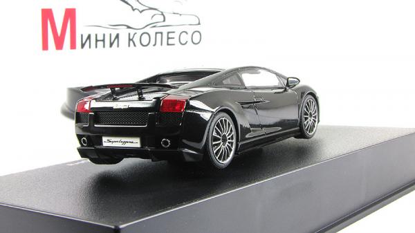 LAMBORGHINI GALLARDO SUPERLEGGERA (Autoart) [2007г., Черный, 1:43]