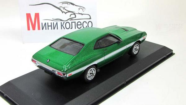 Ford Gran Torino из кинофильма "Форсаж 4" (Greenlight) [1972г., Зеленый металлик, 1:43]