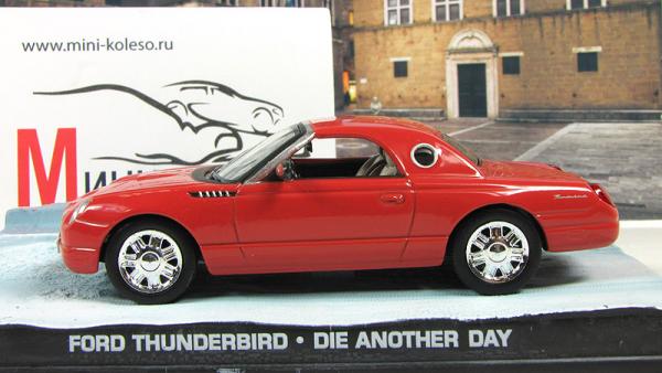 FORD Thunderbird Die Another Day 2002 Red (Atlas/IXO) [2002г., Красный, 1:43]