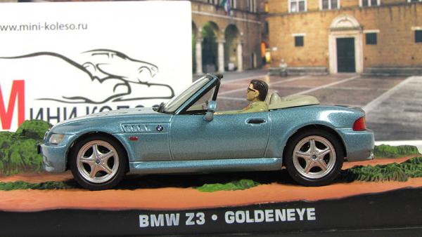 BMW Z3 GoldenEye 1995 Light Blue (Atlas/IXO) [1995г., Голубой, 1:43]
