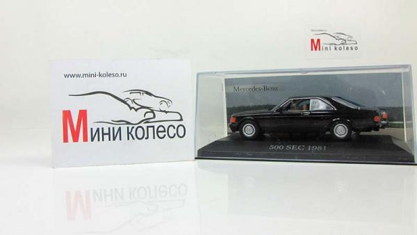 Mercedes Benz 500 SEC (Altaya) [1981г., Черный, 1:43]