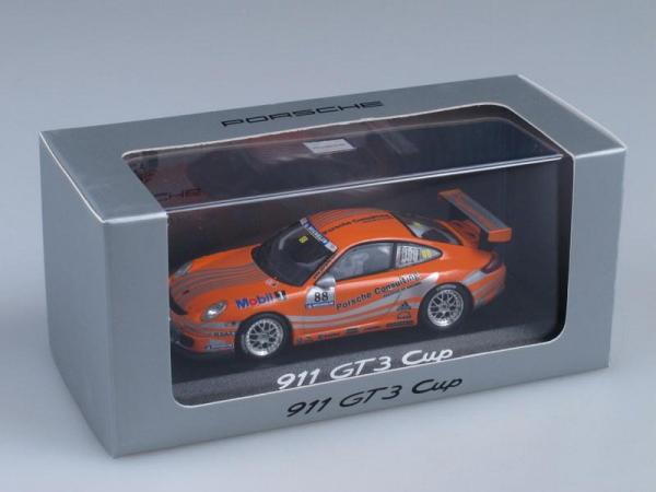 Porsche 911 GT3 Cup (Minichamps) [2006г., Оранжевый, 1:43]