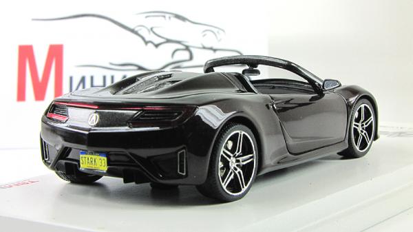 ACURA NSX Roadster 2012 машина Тони Старка из к/ф "Мстители" (True Scale Miniatures) [2012г., Черный, 1:43]