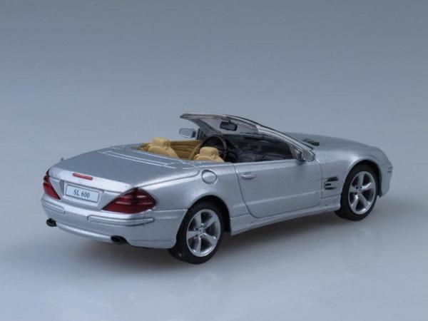 Mercedes-Benz SL 600 (DeAgostini (Суперкары мира)) [2004г., Серебристый металлик, 1:43]
