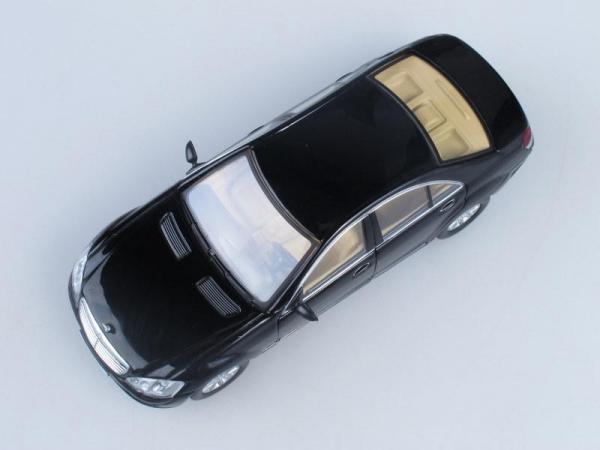 Mercedes-Benz S-Klasse W221 (DeAgostini (Суперкары мира)) [2005г., Черный, 1:43]