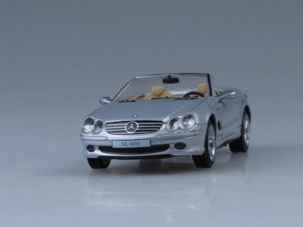 Mercedes-Benz SL 600 (DeAgostini (Суперкары мира)) [2004г., Серебристый металлик, 1:43]