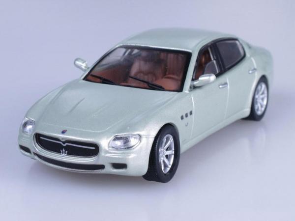 Maserati Quattroporte (DeAgostini (Суперкары мира)) [2009г., Светло-зеленый, 1:43]