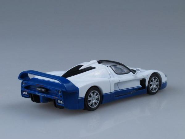Maserati MC12 (DeAgostini (Суперкары мира)) [2004г., Белый с синим, 1:43]