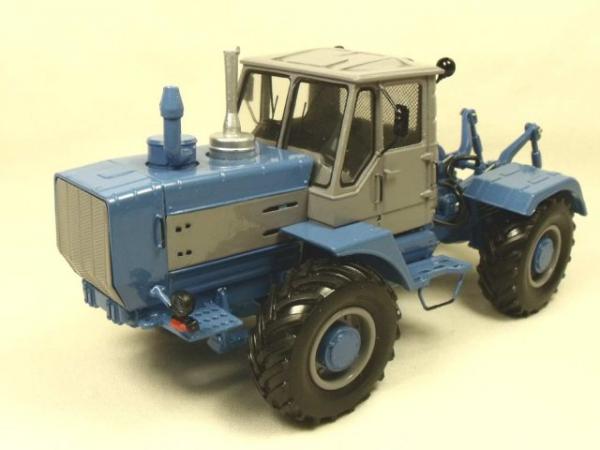 Трактор Т-150К (Миниград) [1974г., Серый и синий, 1:43]