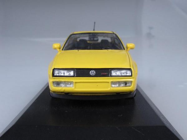 Volkswagen Corrado G60 (Minichamps) [1990г., Желтый, 1:43]