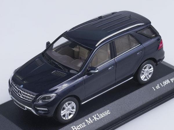 Mercedes-Benz M-Klasse (Minichamps) [2011г., Синий, 1:43]