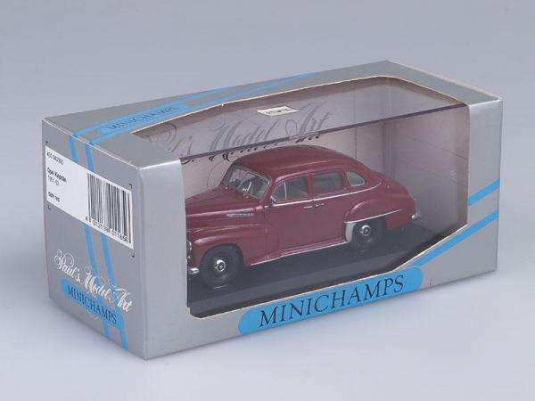 Opel Kapitan (Minichamps) [1951г., Вишневый, 1:43]