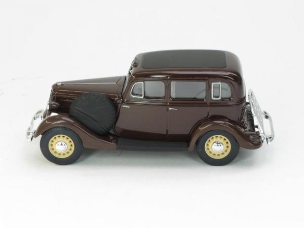 ГАЗ-М1 такси (Наш Автопром) [1936г., Бордовый, 1:43]
