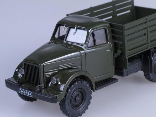 ГАЗ-63А (Наш Автопром) [1948г., Темно-зеленый, 1:43]