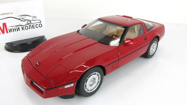 CHEVROLET CORVETTE (Autoart) [1986г., Красный, 1:18]
